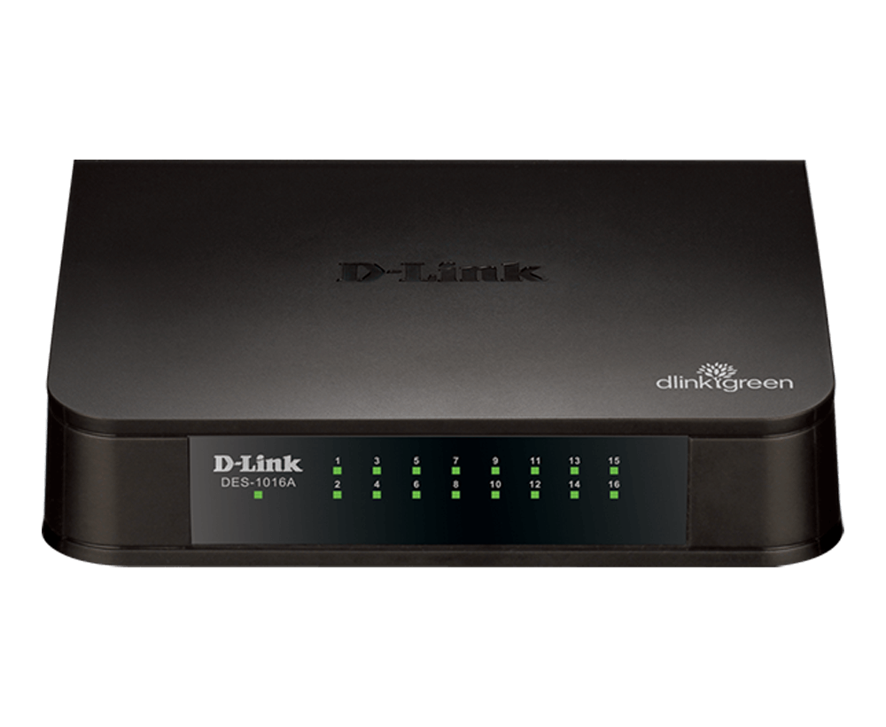 D-LINK DES-1016A DESKTOP SWITCH 16-PORT FAST ETHERNET
