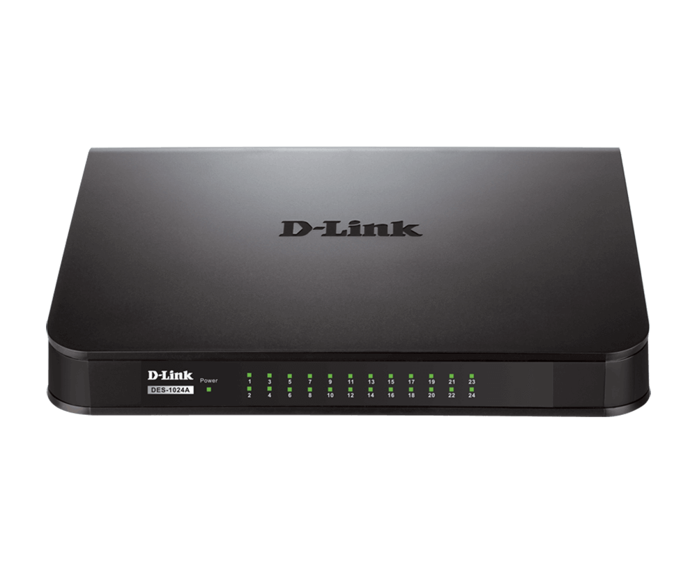 D-LINK DES-1024A DESKTOP SWITCH 24 PORT FAST ETHERNET 10/100MBPS
