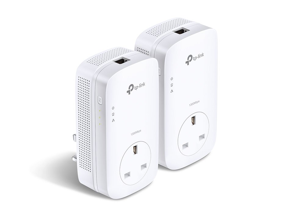 TP-LINK TL-PA8010P KIT AV1300 GIGABIT PASSTHROUGH POWERLINE STARTERKIT