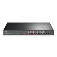 TP-LINK TL-SL1218MP 16 PORT 10/100 MBPS + 2 PORT GIGABIT SWITCH POE+