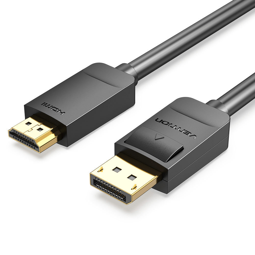 VENTION DP TO HDMI CABLE 3M BLACK HADBI 1080P