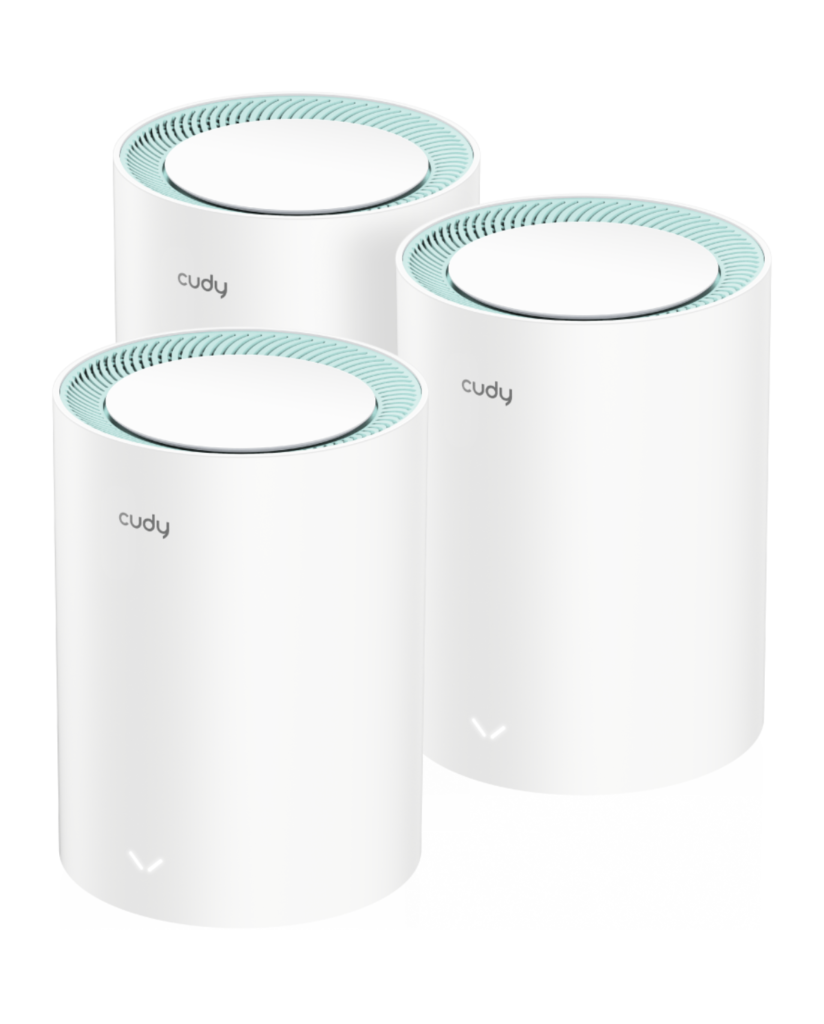 Cudy M1300 Mesh WiFi AC1200 Router Gigabit Port | 3Pack