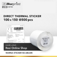 BLUEPRINT PAPER STICKER THERMAL 100X150 MM @500 PCS