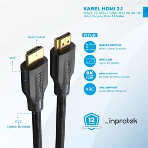 VENTION KABEL HIGH-SPEED HDMI V2.1 MALE TO MALE 8K - AAU