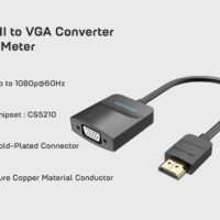 VENTION HDMI TO VGA CONVERTER 0.15M BLACK 42154