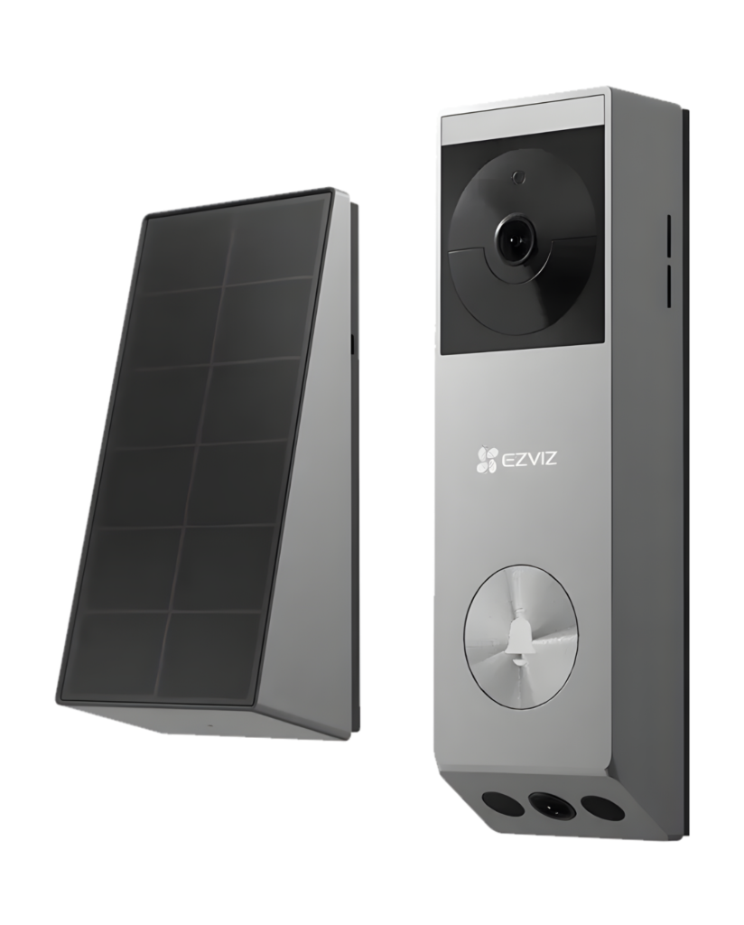 EZVIZ EP3x Pro Video Doorbell Dual Kamera 2K Smart Doorbell AI Solar Panel Built-in Storage 32GB