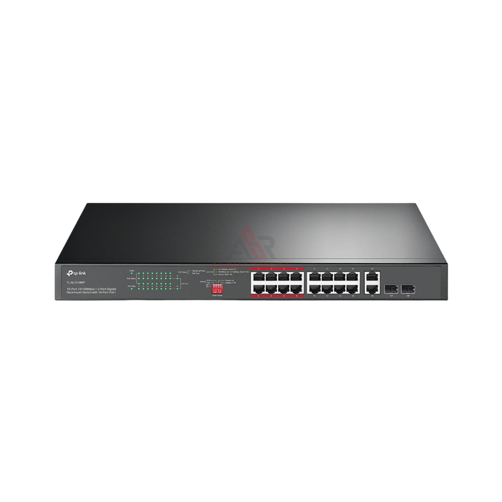 TP-Link TL-SL1218MP Switch 16 Port PoE 10/100Mbps