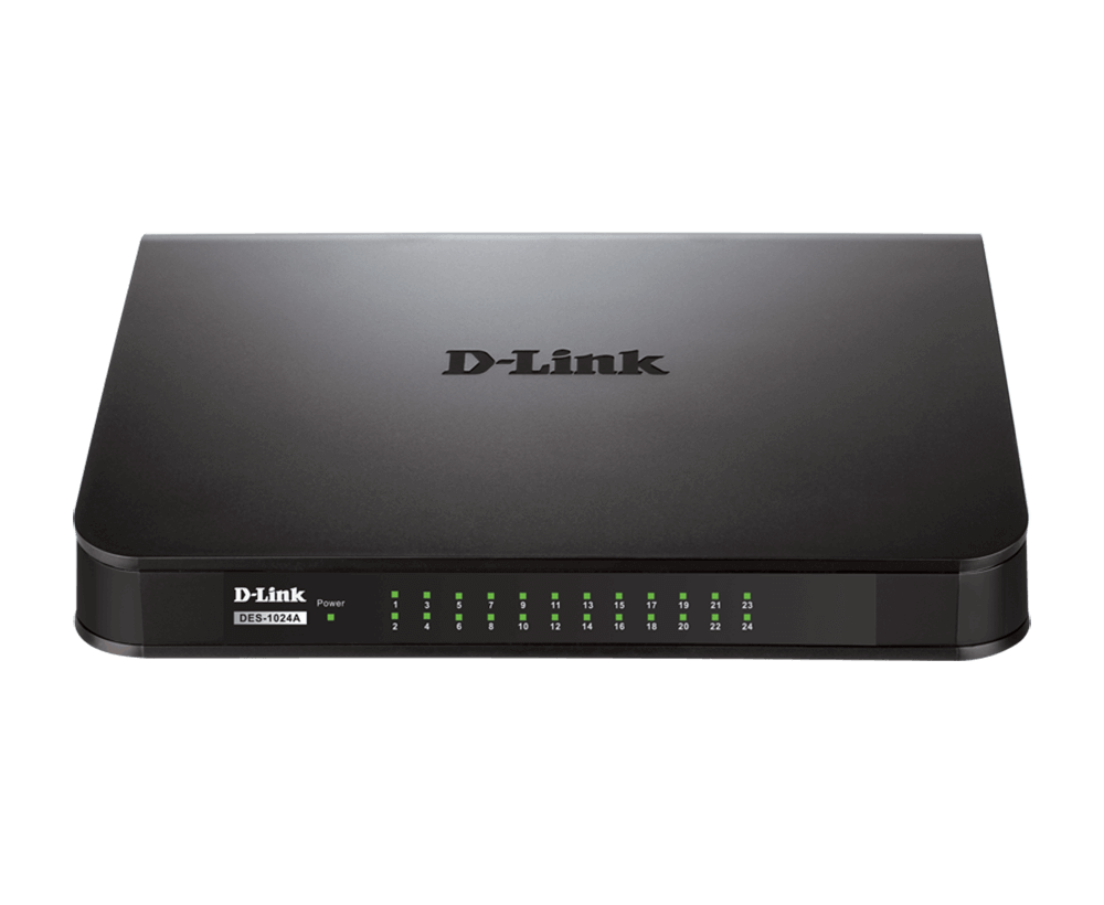 D-LINK DES-1024A DESKTOP SWITCH 24 PORT FAST ETHERNET 10/100MBPS