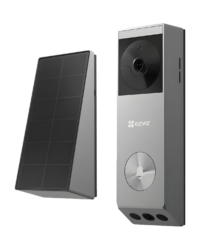 EZVIZ EP3x Pro Video Doorbell Dual Camera 2K Smart Doorbell AI Solar Panel Built-in Storage 32GB