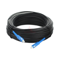 PROFFTECH CABLE FIBER OPTIC 50M 1 CORE 3 SLING Outdoor FO Cable Single Mode Drop Cable untuk Internet FTTH CCTV