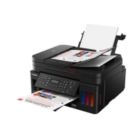 Canon PIXMA G7070 Wireless All-in-One Ink Tank Duplex Printer (Print, Scan, Copy, Fax, ADF, LAN, F4)