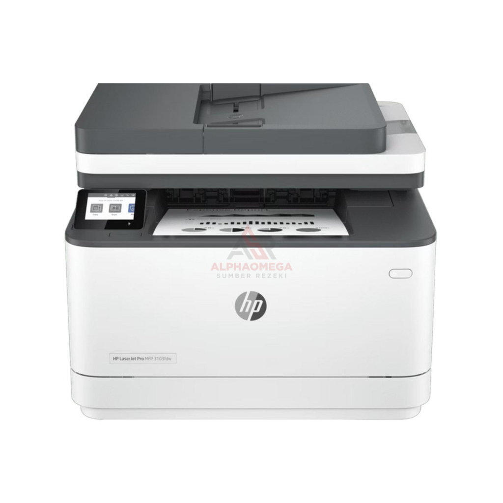 HP LaserJet Pro MFP 3103fdn Printer Mono LAN Duplex Scan Copy Fax Toner 145A