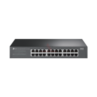 TP-Link LS1024G 24-Port Gigabit Desktop/Rackmount Switch Unmanaged (Steel Case, 48Gbps, Green Technology)