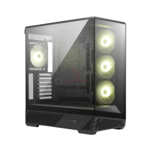 MSI MAG PANO 130R PZ BLACK Mid Tower Gaming Case Panoramic Tempered Glass ARGB ATX Black Gaming Case GARANSI RESMI INDONESIA