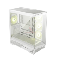 MSI MAG PANO 130R PZ WHITE Mid Tower Gaming Case Panoramic Tempered Glass ARGB ATX White Gaming Case GARANSI RESMI INDONESIA