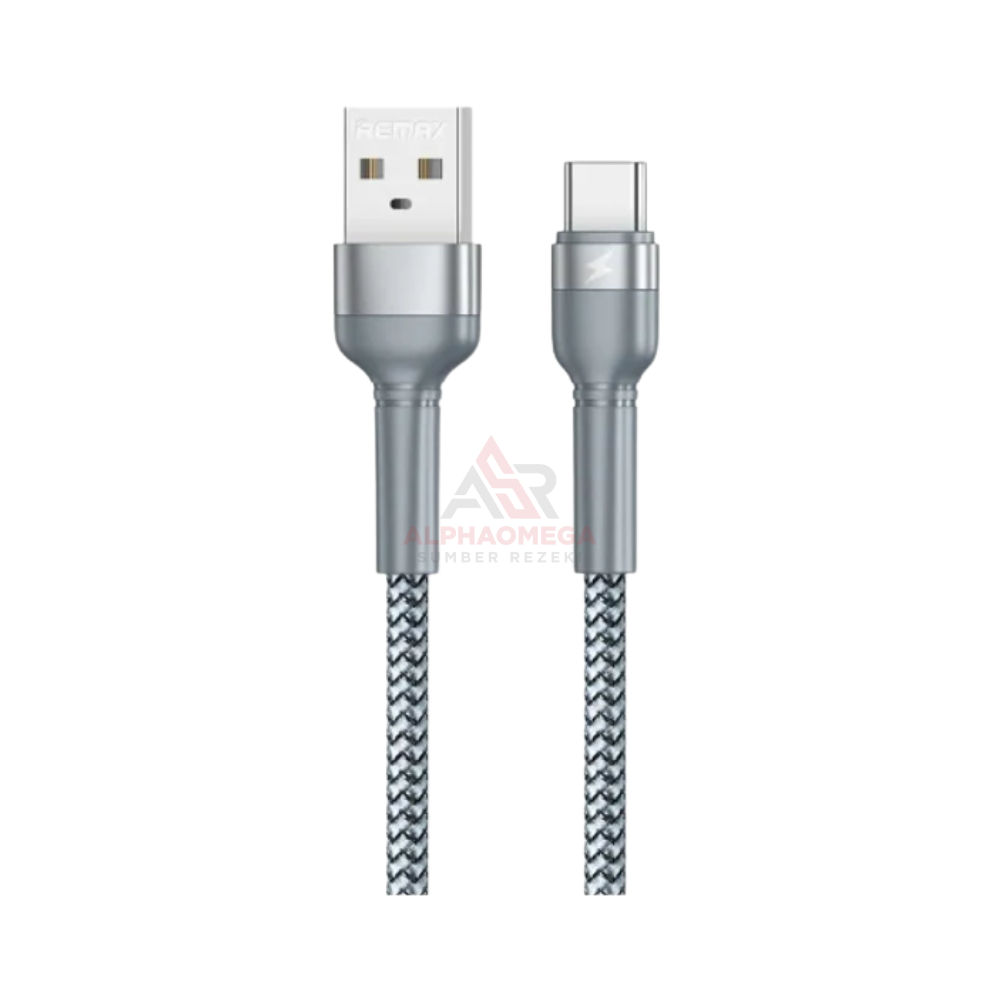 REMAX CABLE DATA TYPE-C JANY 1M RC-124A SILVER