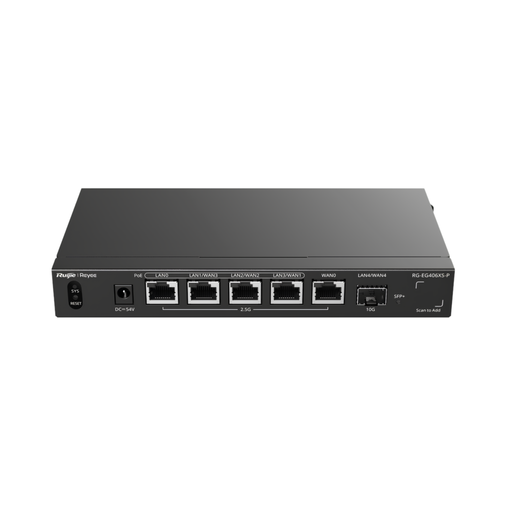 Ruijie Reyee RG-EG406XS-P Smart Multi-WAN Wired Enterprise PoE Gateway Router 10G SFP+ 2.5G Original Garansi Resmi