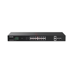 Tenda TEG1120P Switch Hub 16 Port PoE Gigabit SFP Rackmount