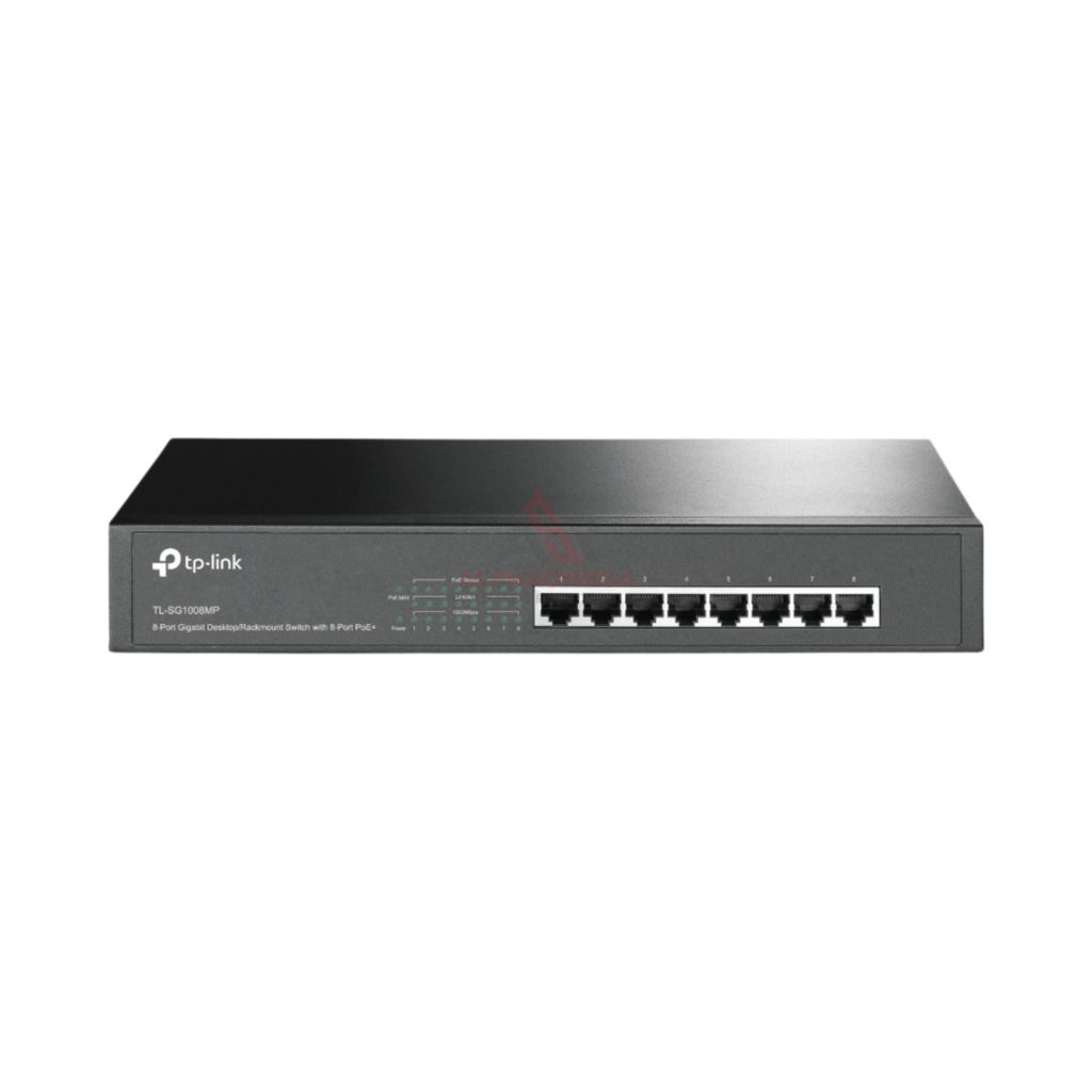 TP-Link TL-SG1008MP 8-Port Gigabit Desktop/Rackmount Switch dengan 8-Port PoE+ 153W