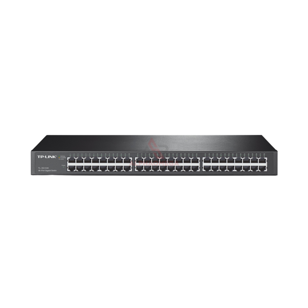 TP-Link TL-SG1048 48-Port Gigabit Rackmount Switch Unmanaged (96Gbps Switching Capacity, 19 Inch Metal Chassis)