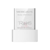 Mercusys MW150US N150 Wireless Nano USB Adapter Plug and Play WPA3