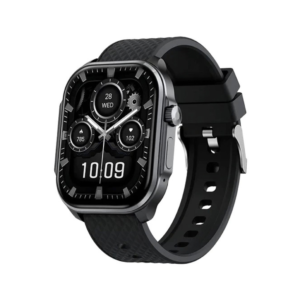 TECNO Smart Watch 3 Active Black Layar Besar 2.02 Inci HD Bluetooth Call AI Voice Assistant Baterai IP68 Garansi Resmi