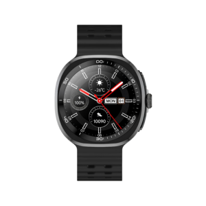 TECNO Smart Watch Neo Black Layar AMOLED 1.43 Inci Bodi Alloy IP68 Waterproof Bluetooth 5.4 Wireless Charging Baterai Garansi Resmi