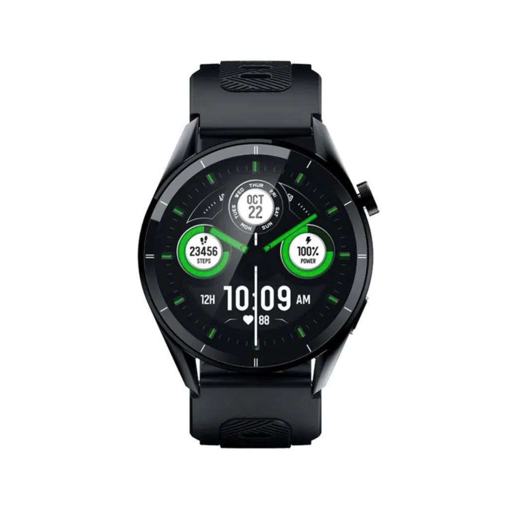 TECNO Smart Watch Pro 3 Black Layar AMOLED 1.43 Inci Bodi Metal Bluetooth Call AI Voice Assistant Baterai Garansi Resmi