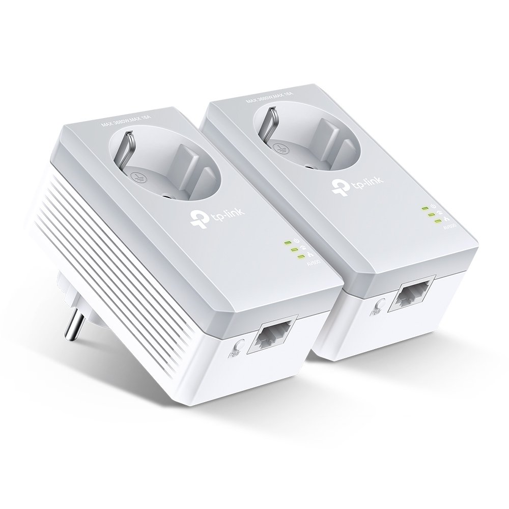 TP-LINK TL-PA4010P KIT AV600 Passthrough Powerline Starter KIT Original