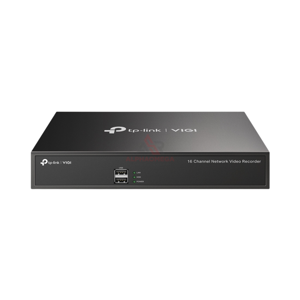 TP-Link VIGI NVR1016H 16-Channel Network Video Recorder 1-Sata Slot NVR 16 Ch HDMI 4K VGA Kompak H.265+ Garansi Resmi Original
