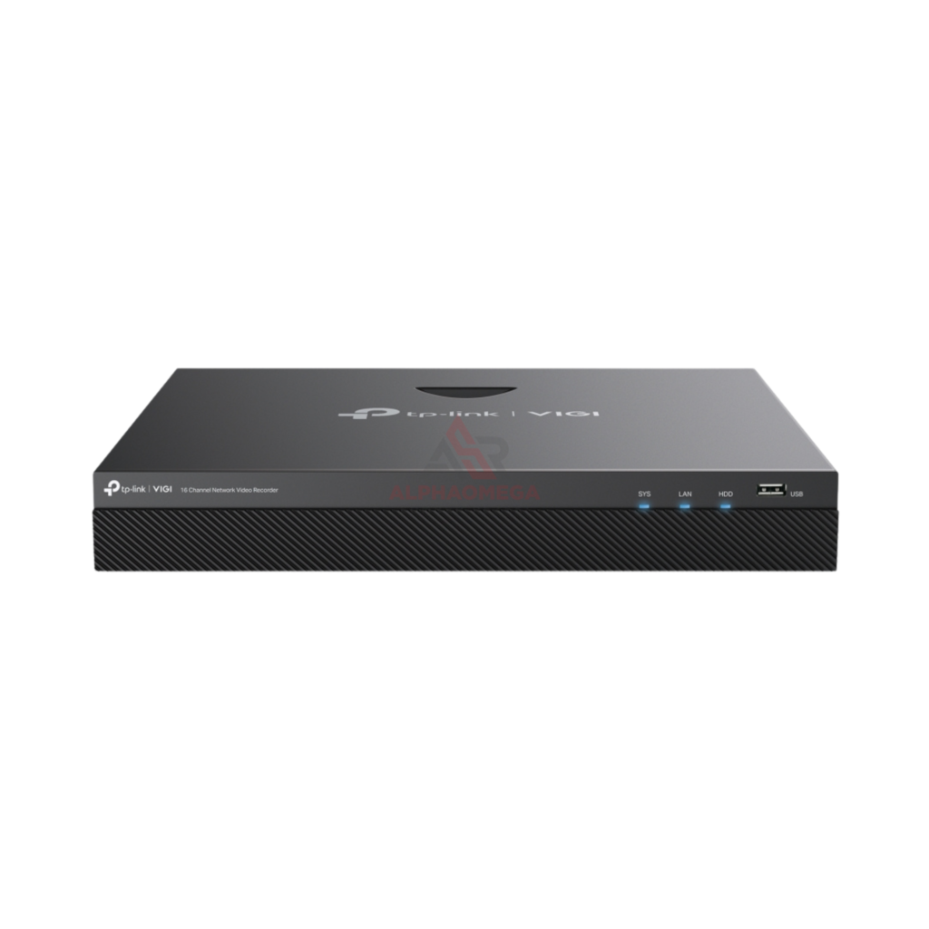 TP-Link VIGI NVR2016H 16-Channel Network Video Recorder 2-Sata Slot NVR 16 Ch HDMI 4K VGA Simultaneous H.265+ Garansi Resmi Original