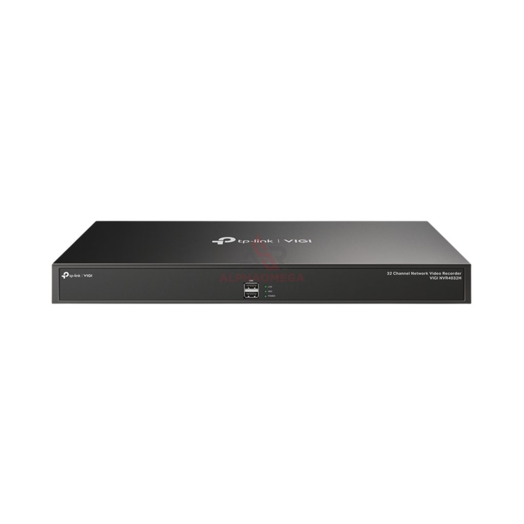 TP-Link VIGI NVR4032H 32-Channel Network Video Recorder 4-Sata Slot NVR 32 Ch HDMI 4K VGA Independent H.265+ Garansi Resmi Original