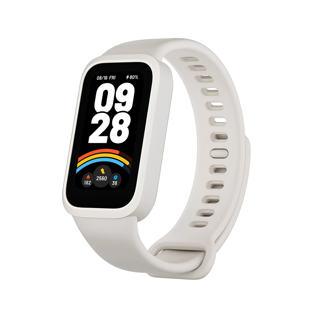 Xiaomi Band 9 Active Beige White Layar TFT 1.47 Inci Bodi Ultra Slim 9.99 mm Garansi Resmi