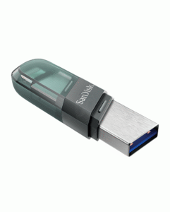 SanDisk iXpand Flash Drive Flip 128GB OTG iPhone Lightning USB 3.1 Sea Green Original – SDIX90N-128G-GN6NE