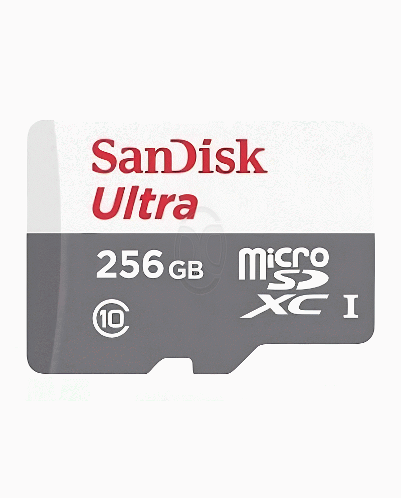 SanDisk Ultra MicroSD 256GB 100MB/s Class 10 Original Garansi Resmi - SDSǪUNR-256G-GN3MN