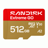 SanDisk Extreme GO MicroSD 512GB Read 240MB/s Write 160MB/s Original - SDSQXGN-512G-GN6MN