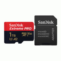SanDisk Extreme PRO MicroSD 1TB Include Adapter Read 200MB/s Write 140MB/s Original - SDSQXCD-1T00-GN6MA