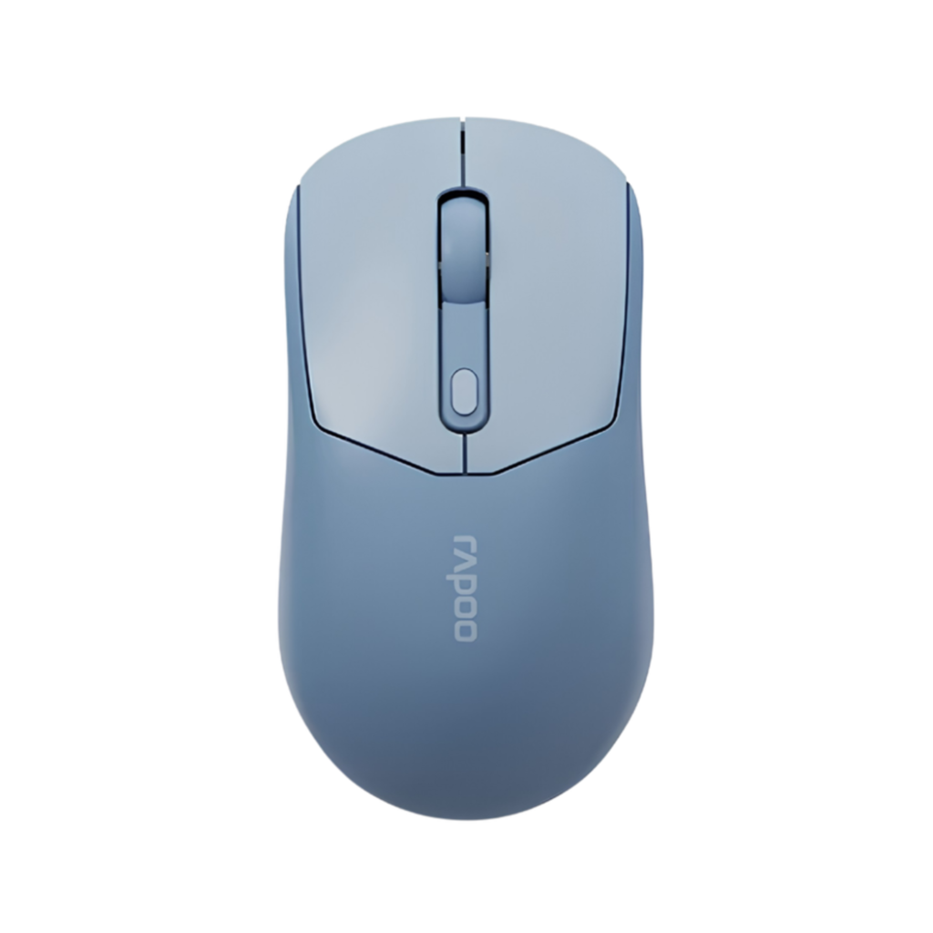 Rapoo 1630 Silent Wireless Optical Mouse 2.4G 3200 DPI (Silent Click / 12 Months Battery) - Pink Garansi Resmi