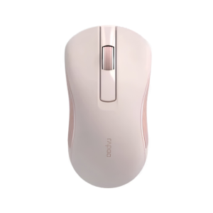 Rapoo B20 Silent Pink Wireless Optical Mouse 2.4GHz 1200 DPI (Silent Click / Ambidextrous / 12 Months Battery) - Pink Garansi Resmi
