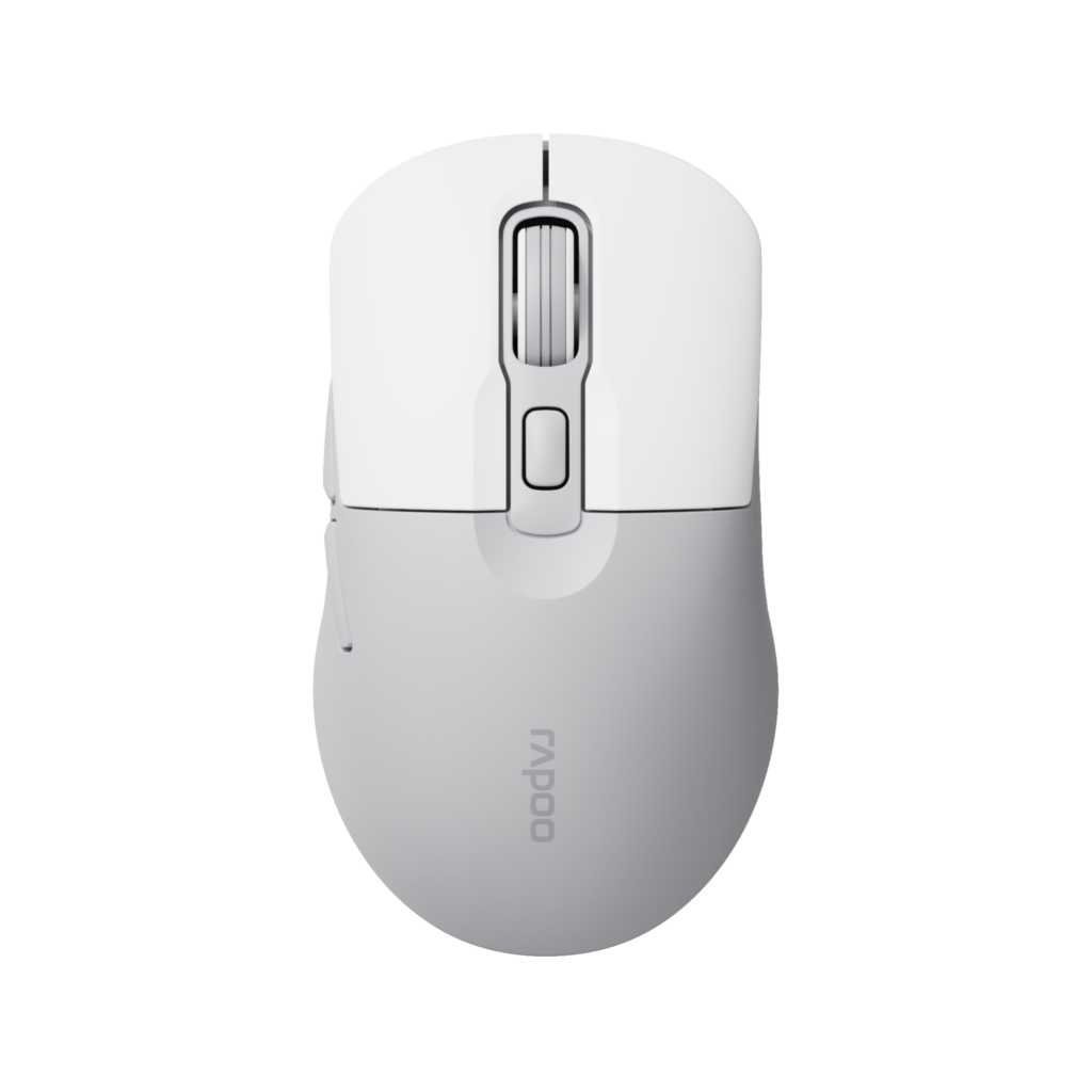 Rapoo M308 Silent Beige Grey Multi-Mode Wireless Mouse (Silent Click / Bluetooth 5.0 & 2.4GHz / Multi-Pair 3 Devices) - Garansi Resmi
