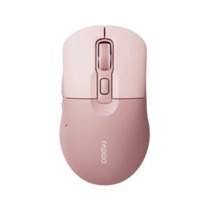 Rapoo M308 Silent Pink Multi-Mode Wireless Mouse (Silent Click / Bluetooth 5.0 & 2.4GHz / Multi-Pair 3 Devices) – Pink Garansi Resmi