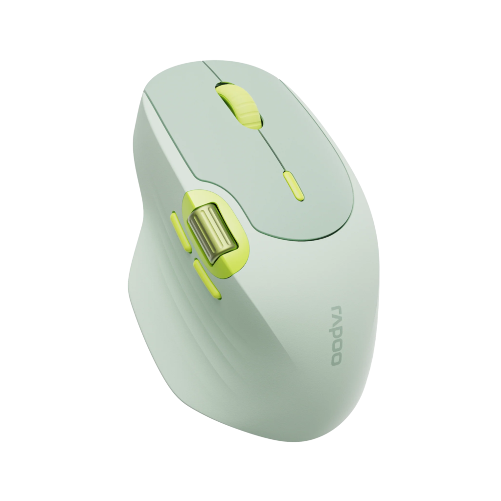 Rapoo MT560 Wireless Multi-Mode Mouse Silent Click Bluetooth - Palegreen