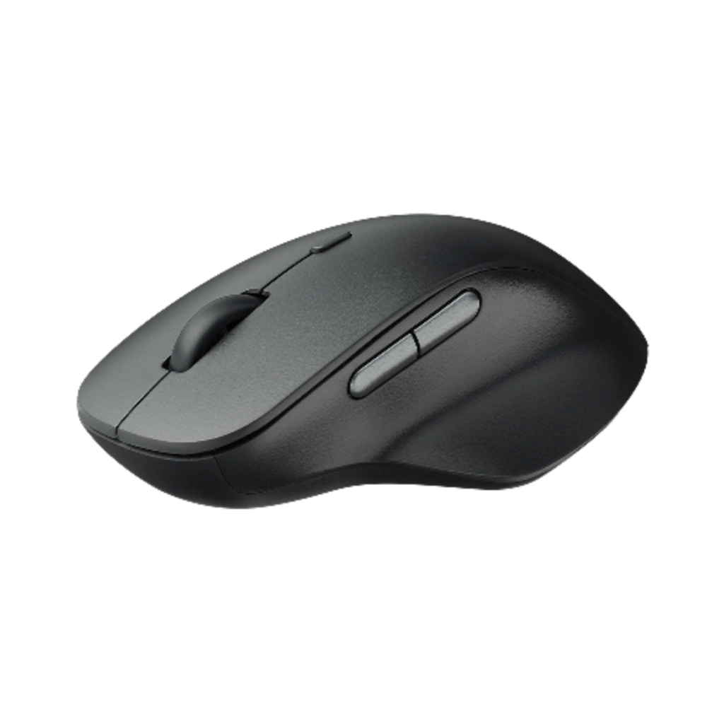 Rapoo M50 Plus Silent Black Wireless Optical Mouse 2.4GHz (Silent Click / Ergonomic Design / Lightweight 68g) - Hitam Garansi Resmi